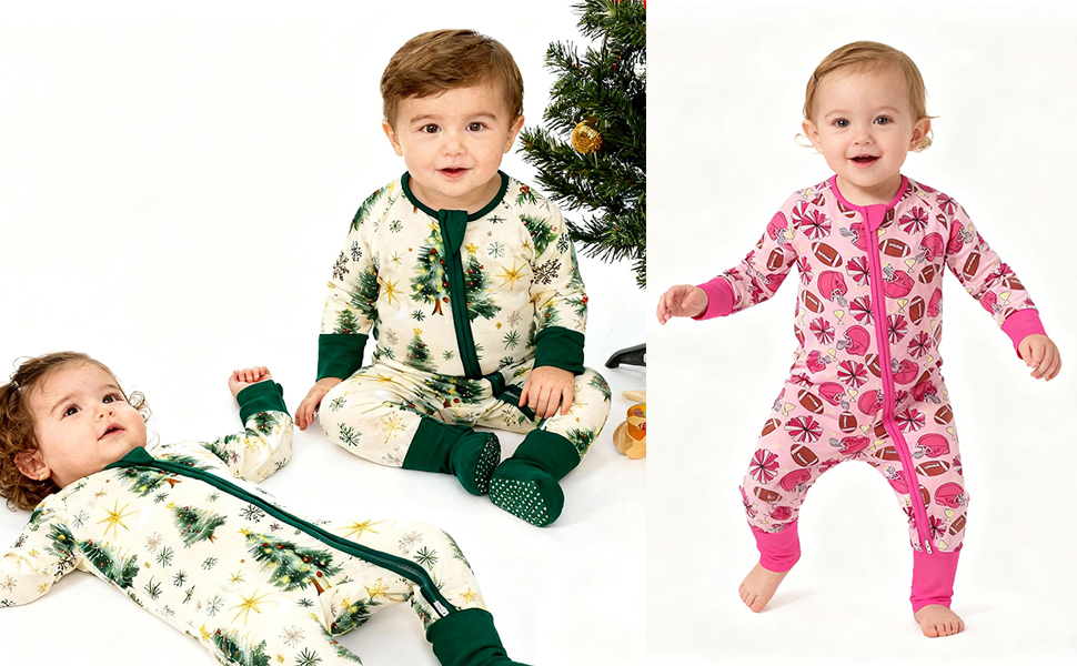 Cabahata Baby Footless Pajamas with Mittens and Feet Cuffs