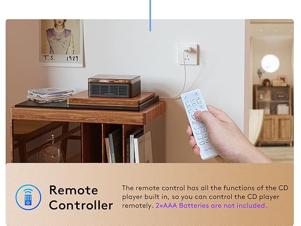 CD player with remote