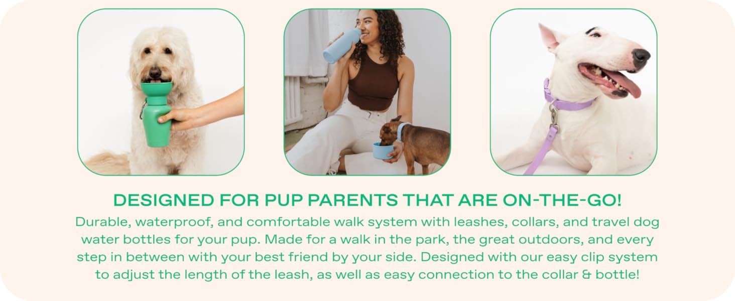 Designed for pup parents that are on the go