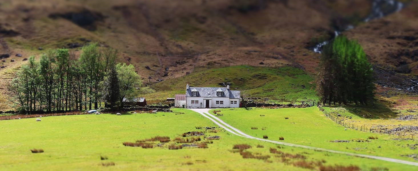 House situated by a mountain