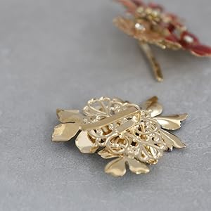 Amazon | [ジュエルボックス] JewelVOX ポニーフック ヘアカフ