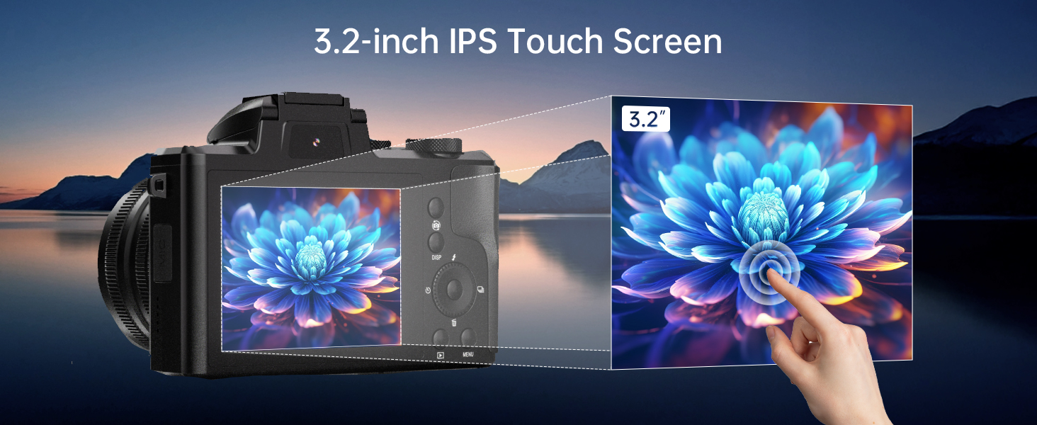 touch screen cameras for photographe