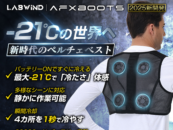 Amazon | [LABWIND] ペルチェベスト【秒で爆冷 最大-21℃】 冷却