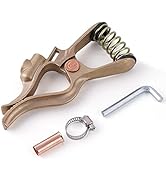 Welding Knight T-style Welding Ground Clamp 300-Amp Brass Welding Ground Earth Clamp For Welding ...