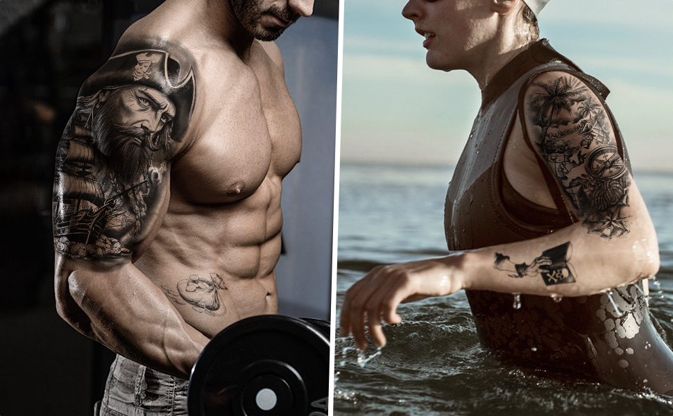 Pirate Temporary Tattoos