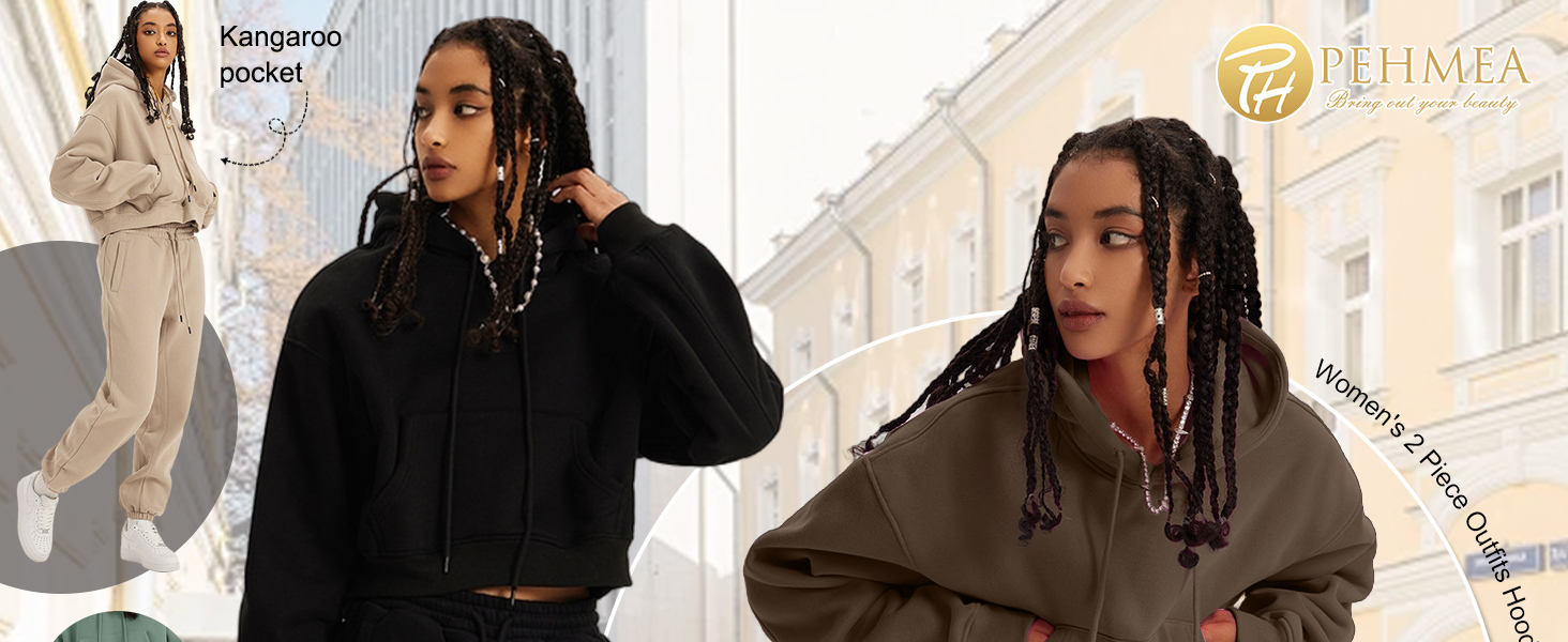  2 Piece Outfits Hoodies