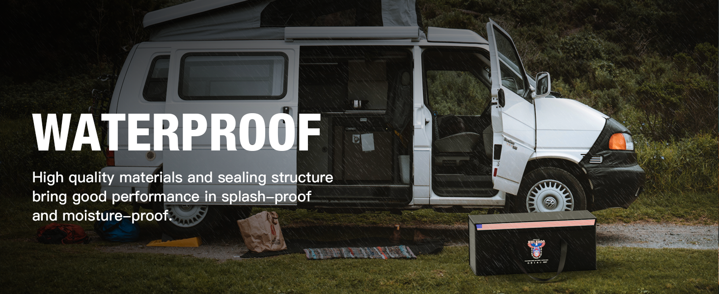 12V 200Ah LiFePO4 Lithium Battery Fireproof Safe Bag Large