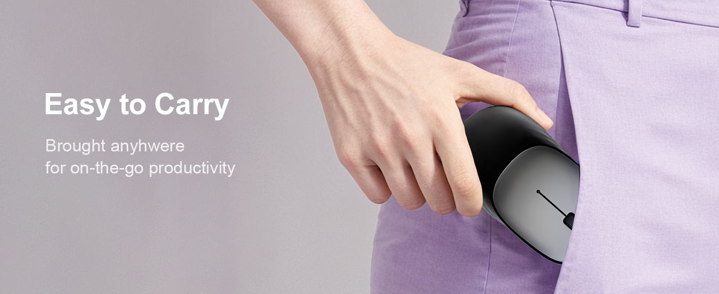 wegear Wireless Mouse Bluetooth Mouse, 1600 DPI Optical