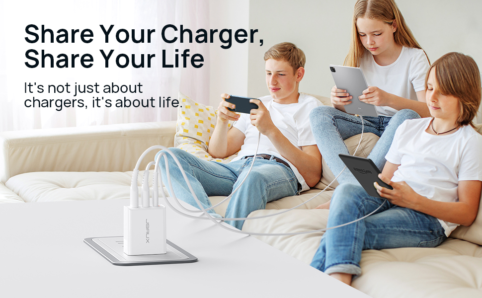 3 port charger