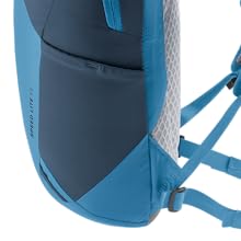 Speed Lite 13 blue side view showing stretch side pockets