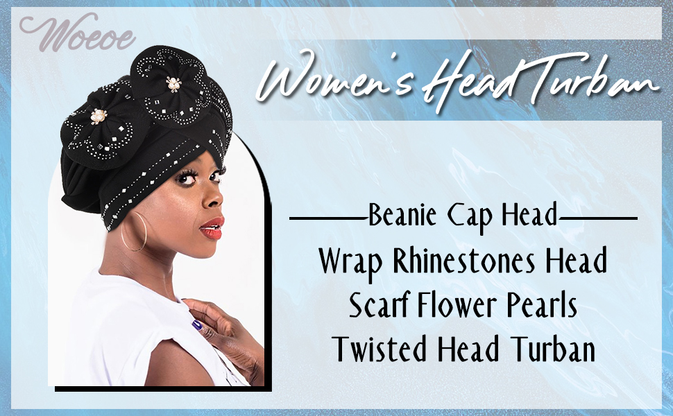 Beanie Cap Head Wrap