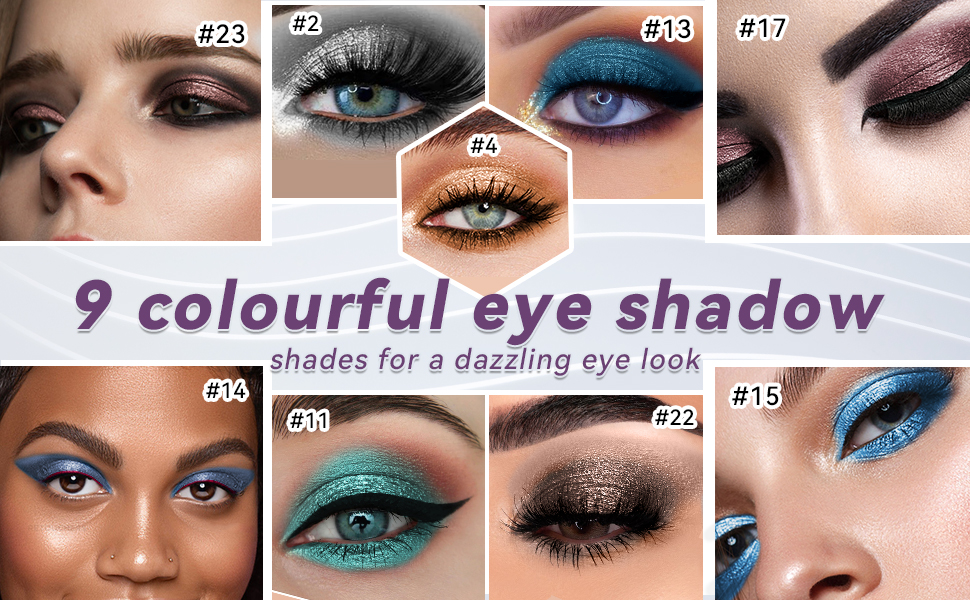 Amazon.co.jp: Boobeen 2 in 1 アイシャドウ＆リップカラー