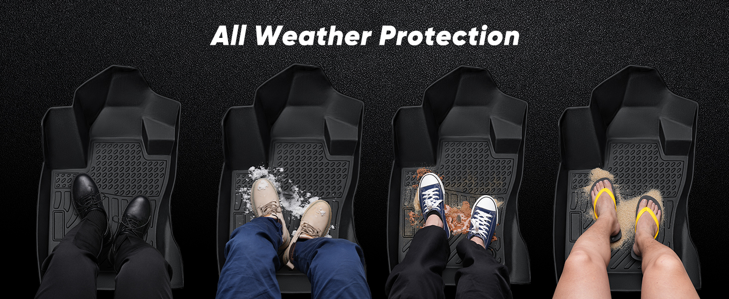 DiffCar for Jeep Compass Floor Mats & Cargo Liner 2017 2018