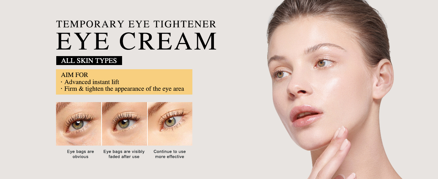 Temporary Eye Tightener Eye Cream