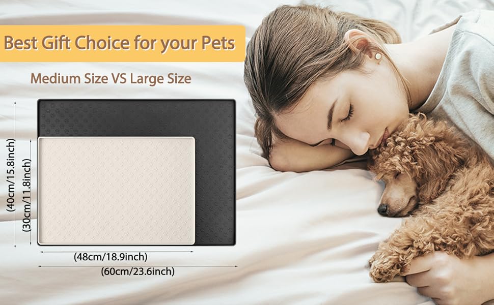 Silicone Waterproof Pet Feeding Mats  Non Slip