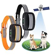 GPS Wireless Dog Fence, Electric Dog Fence with GPS, Range 98-3281 ft, Adjustable Warning Strengt...