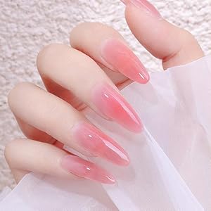 polygel kit clear colors nail dual forms 