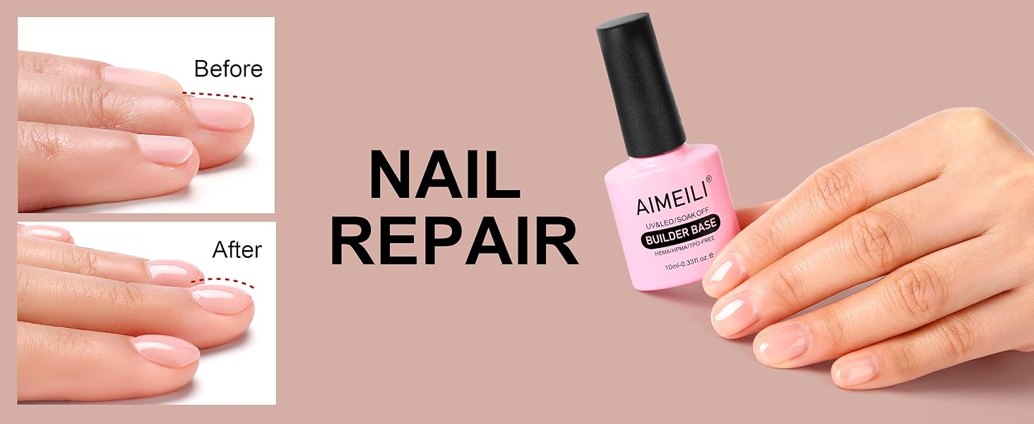 AIMEILI 5 in 1 Builder Base Gel Quick Extension Nail Enhancement