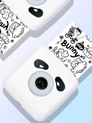 Bluetooth Label Maker Printer with Tape,Portable Pocket Printer,inkless mini printer