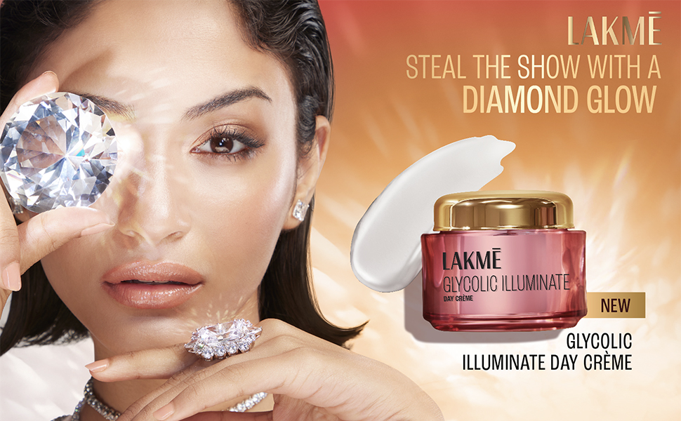 Lakme Glycolic Illuminate Day Cream 15 g| Skin Cell Regeneration Cream & Reveals Even Toned Skin