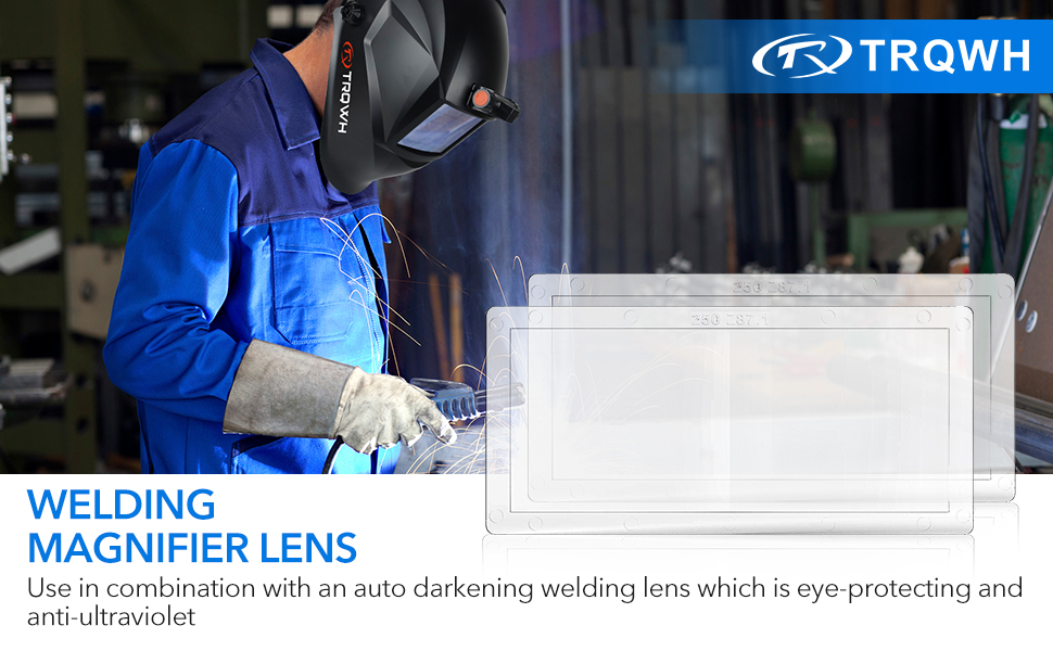 TRQWH 2/Pack Welding Helmet Magnifying Lens 1.0/1.5/2.0/2.5/3.0 Diopter
