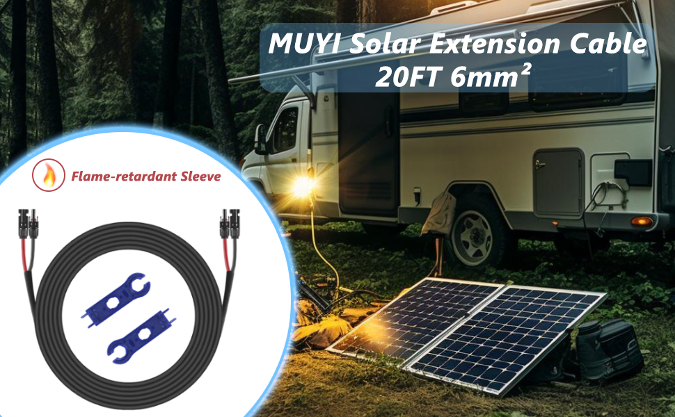 MC4 extension cable