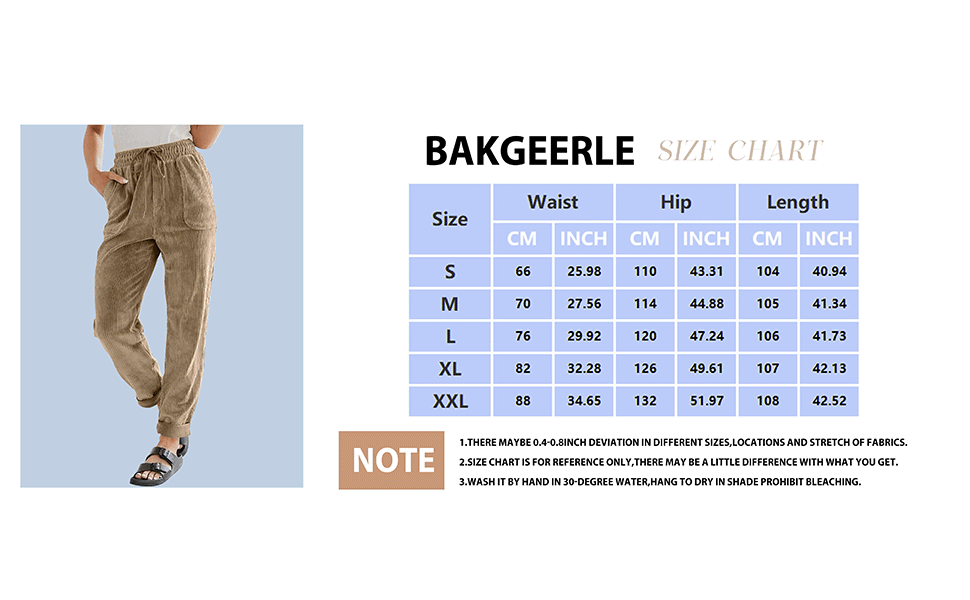 Womens Corduroy Pants Soft Drawstring High Waisted Wide Leg Pants