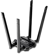 TRENDnet AC1900 High Power Dual Band Wireless USB Adapter, TEW-809UB, Stream 4K HD Video, Windows...