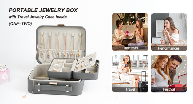 small jewelry box, travel portable jewlry. box for men jewelry box organizer for women