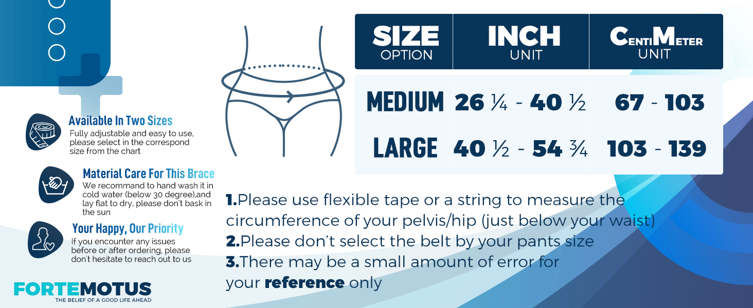 Lumbar Pain Relief Hip Brace for Hip Pain Lower Back Pain Relief 