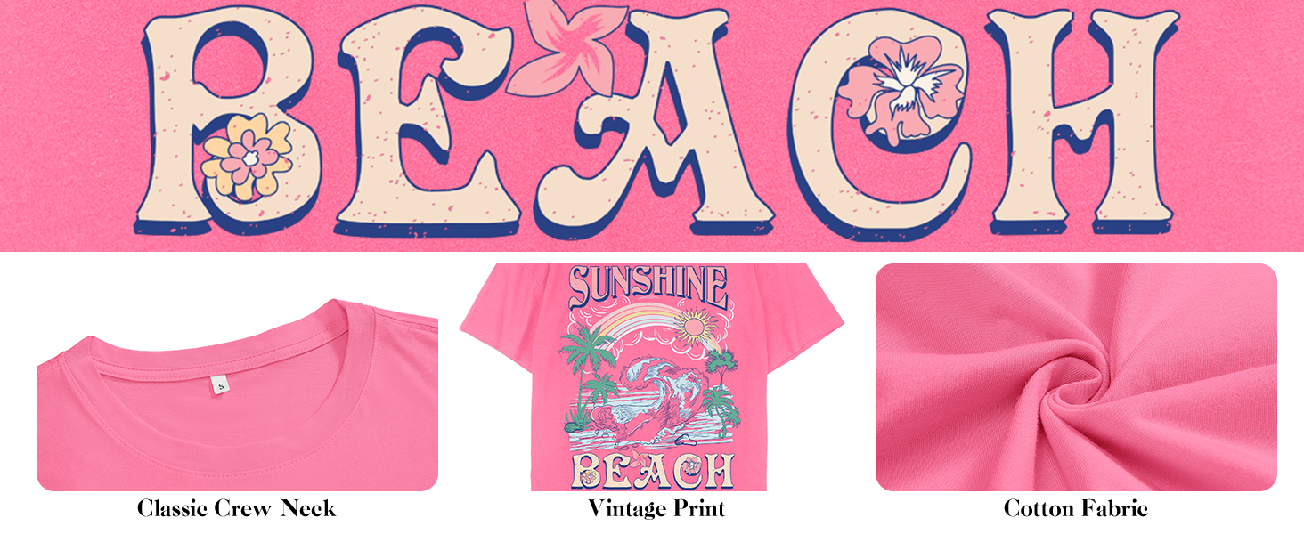 TOMEEK Women's T-Shirts Summer Oversize