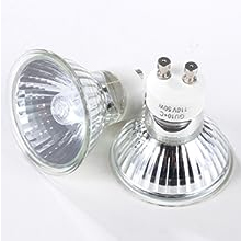Two 50 watt halogen lamps as a gift