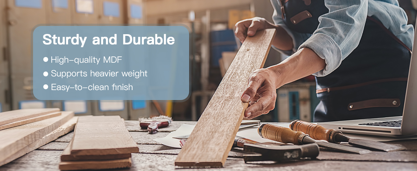 HUANUO Dual Monitor Stand with 2 Drawers