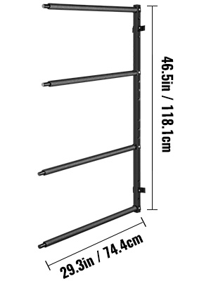 outdoor kayak storage rack