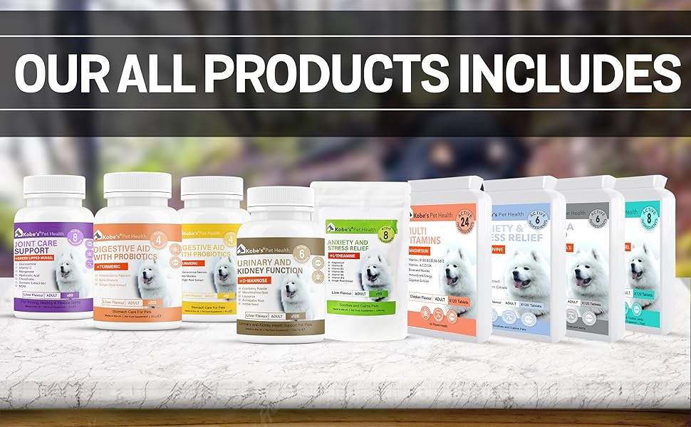 Digestive Enzyme Supplements by KOBE'S® Pet Health Probiotics for