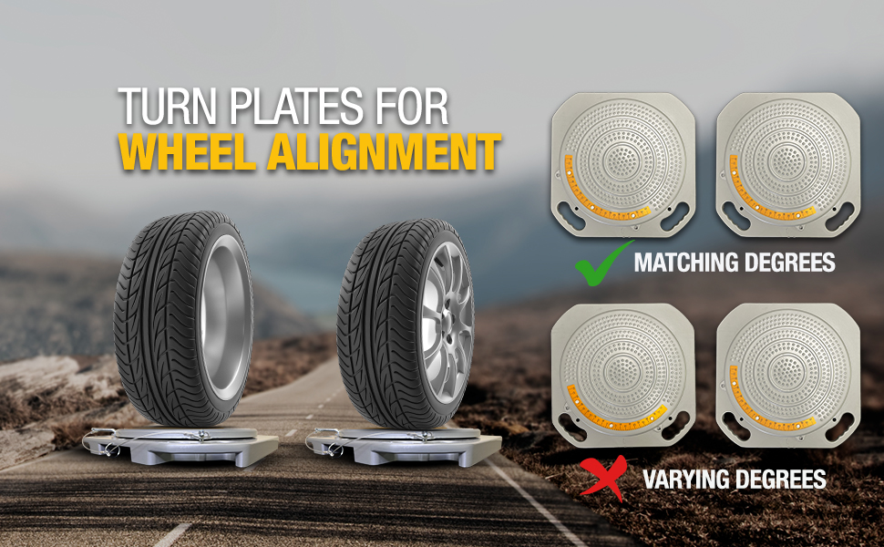 Zackman Scientific Wheel Alignment Turn Plates Essential