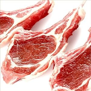 Amazon.co.jp: ラム肉 骨付き ラムチョップ 1.2kg (18本入り/半