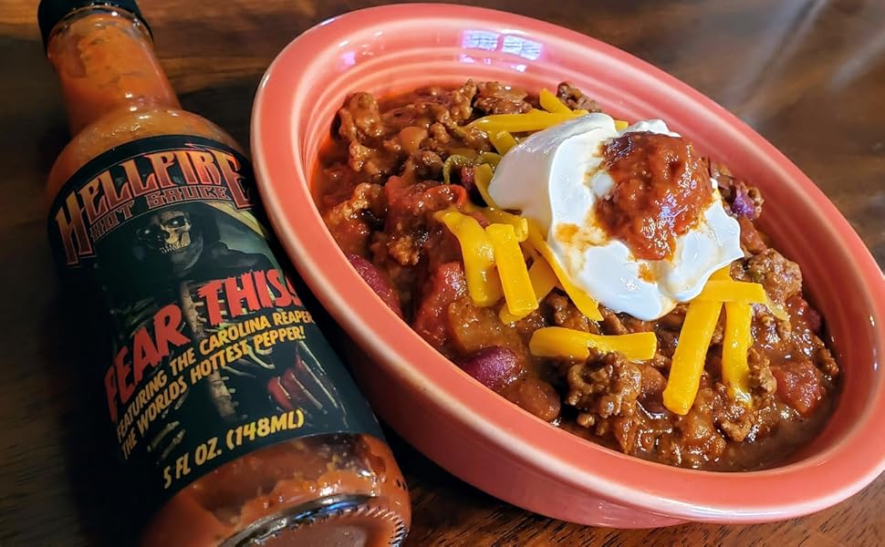 Hellfire 'Fear This' Hot Sauce Amazon.ca Grocery & Gourmet Food
