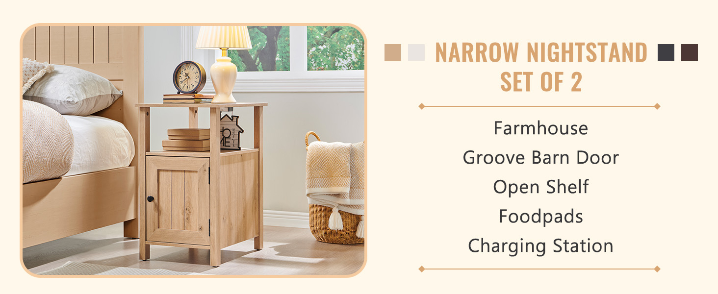 narrow side table