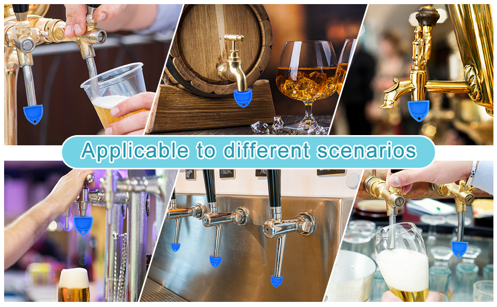 30 Pack Beer Plugs Tap Brush Beer Faucet Tap Brush Caps