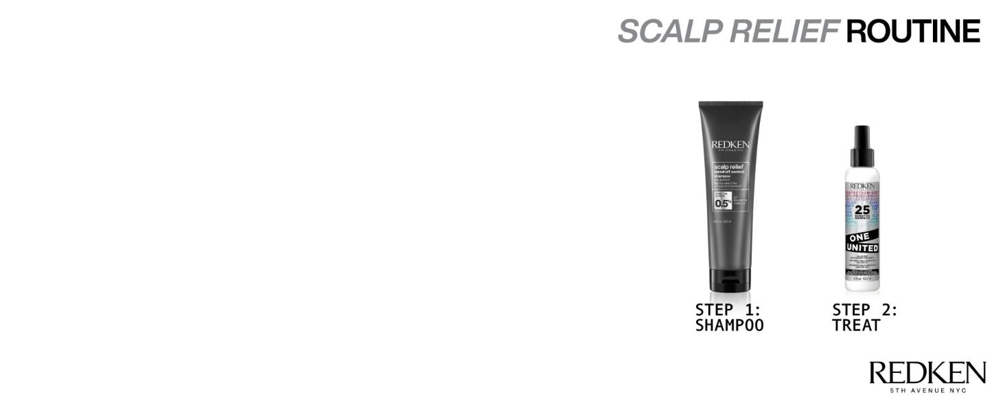 Redken Dandruff Control Shampoo, Lavender Oil, Soothes Itchy & Flaky Skin, Scalp Relief, 250