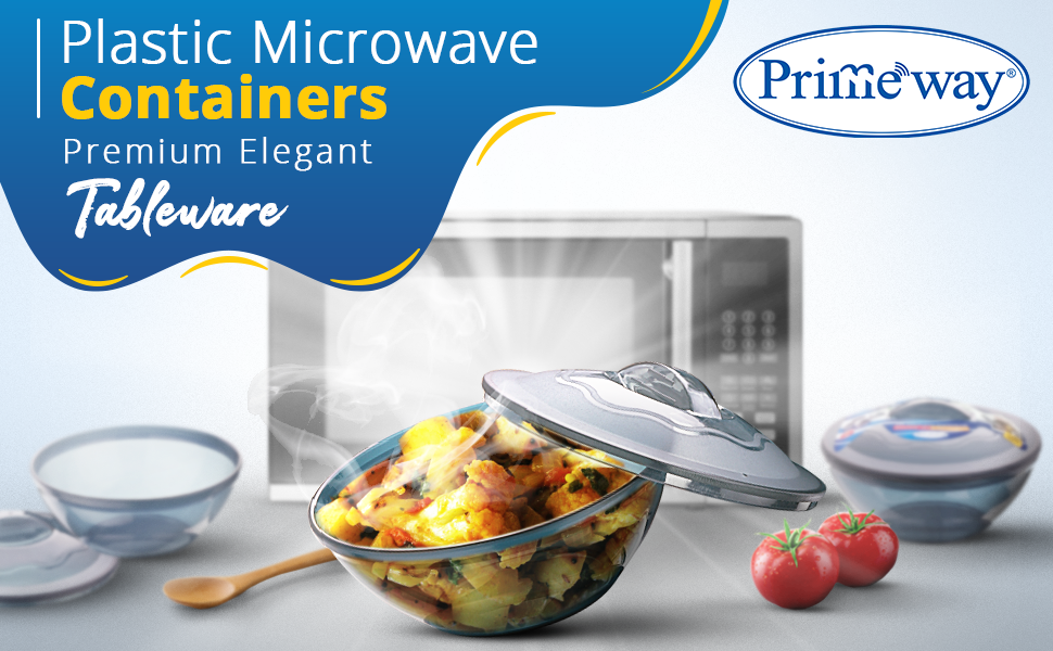 Buy Primeway® Polypropylene Plastic Microwave Cookware Reheatable