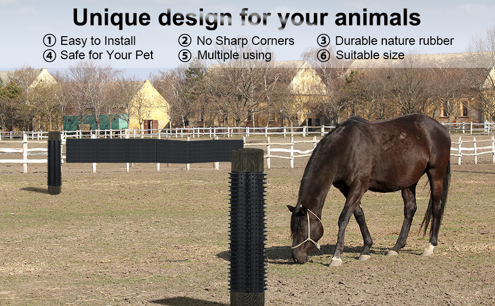 4Pcs Horse Cattle Scratcher Animal Scratchers Cow Brush