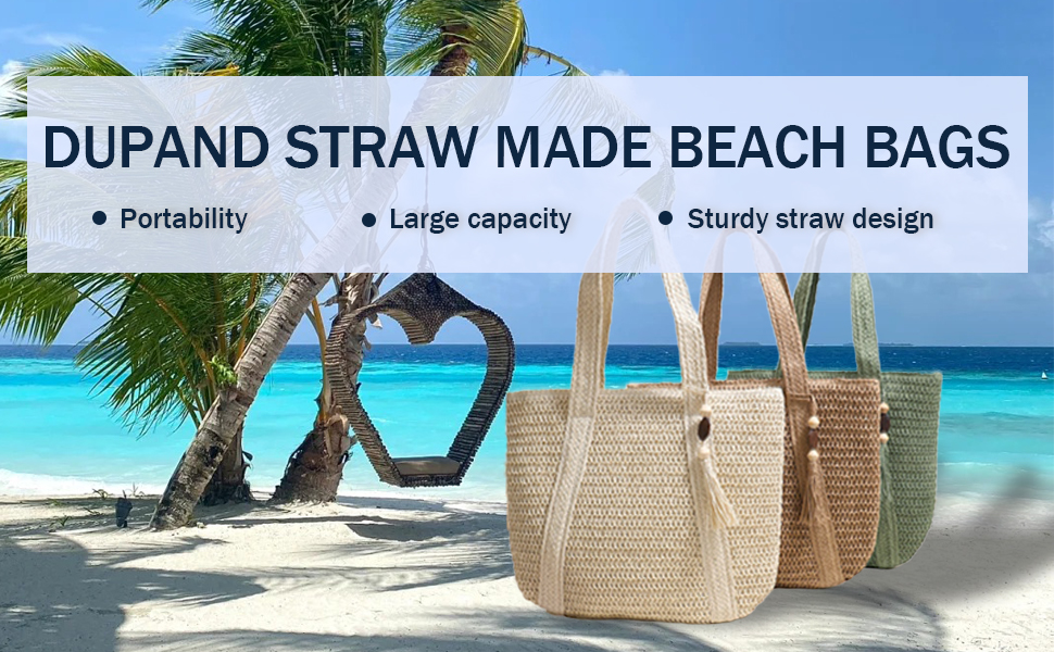 summer bag rattan bag woven bag beach tote bag