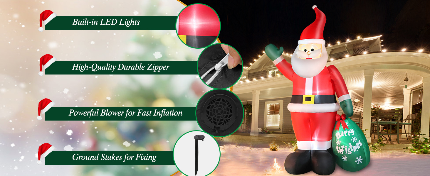 Christmas inflatable yard decoration
