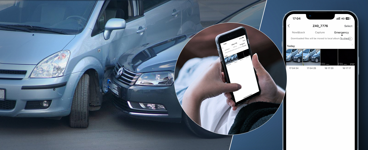 DDPAI Dash Cam for Cars 1296P UHD, Dashcam with Night Vision, Car Dash