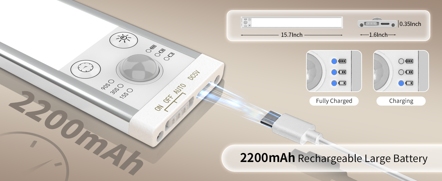 motion sensored under cabinet lights