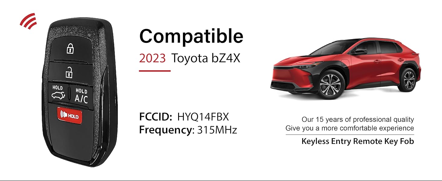 2023 Toyota bZ4X Key Fob