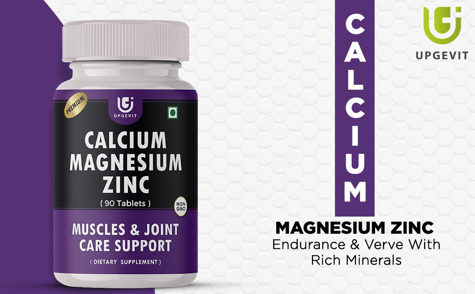 Calcium, Magnesium, Zinc with Cholecalciferol & B12 for men and women,Ideal for bone health SPN-FOR1