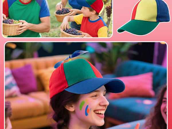 Detachable Adult Propeller Hat Baseball Cap